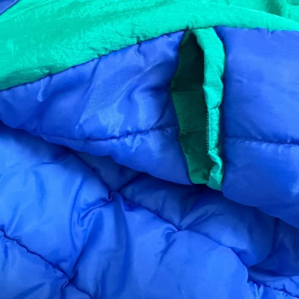 Jacket Boys Colorblock Puffer Ski Full Zip Outdoor  Size 10 -12 Y
